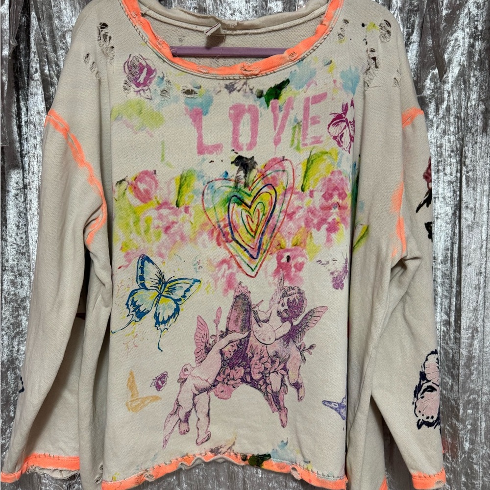 Magnolia Pearl Painting Clouds Hermosa Sweatshirt - Picture 3 of 13